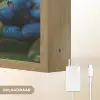 Blauwe bessen - Dauwdruppels - Natuurlijk licht Light Box met batterij (Wandlamp) middel -USP_websiteoplaadbaarNL