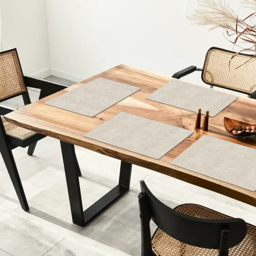 Linnen - Textuur - Beige Placemat vinyl groot 368 -zzsfeer4_Kitchenyeah-website