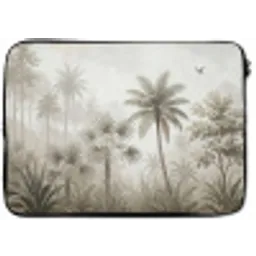 Jungle - Palmbomen - Natuur laptophoes neopreen klein -zkaufland3dotto