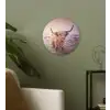 Schotse hooglanders - Licht - Lucht - Natuur Wandcirkel kunststof plaat 5mm dik klein -sfeer3