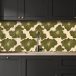 Modern - Abstract - Groen keuken achterwand 2 middel 871 -sfeer1