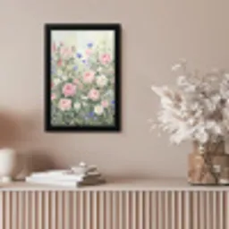 Bloemen - Tuin - Natuur - Kleurrijk fotolijst zwart zonder passe partout klein -sfeer5
