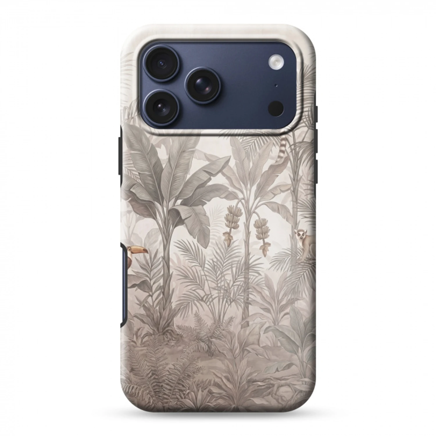 Natuur - Jungle - Ringstaartmaki - Bruin Toughcase MagSafe Apple iPhone 17 Pro Max klein -3d