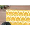 Patroon - Motief - Geel muismat rubber klein 262 -closeup