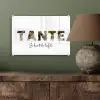 Tante - Lettercollage plexiglas 5mm klein -sfeer3