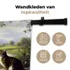 Kat - Beekje - Weide Wandkleed katoen klein -sfeer2