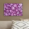 Paars - Uien - Close up canvas 2cm klein -sfeer3