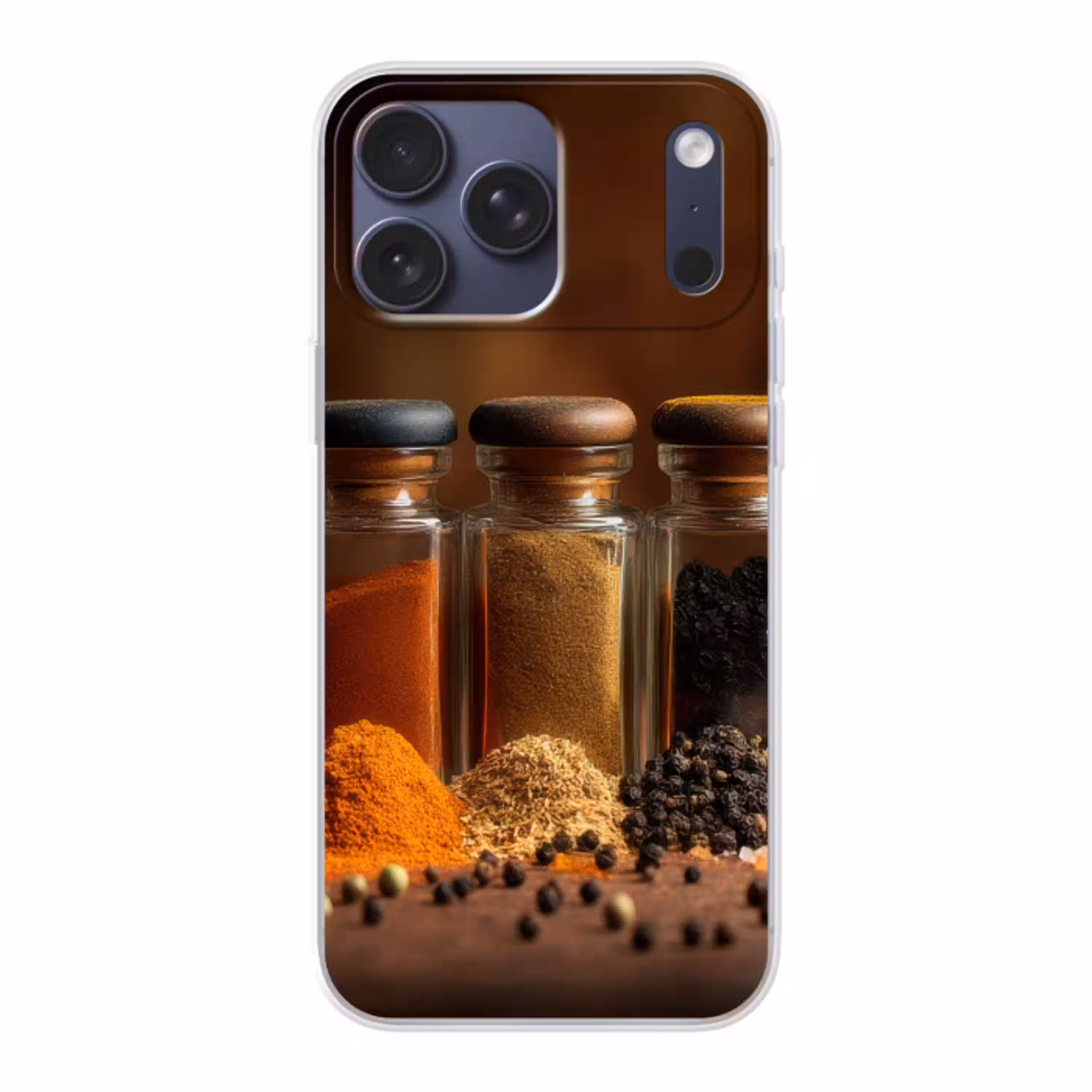Potjes - Kruiden - Specerijen - Korrels Telefoonhoesje iPhone 17 Pro Max klein -3d
