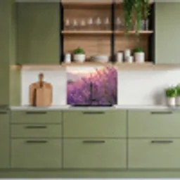 Lavendel - Paars - Zonlicht keuken achterwand 2 middel -sfeer3