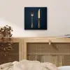 Bestek - Donkerblauw - Goud aluminium wit klein -sfeer3