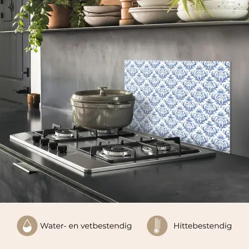 Frans - Citroen - Royaal  - Blauw - Wit keuken achterwand spatscherm klein 900 -usp_NL