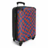 Patronen - Optische illusie in rood en blauw NBS - Handbagage koffer - Kinderen Unisex middel -productfoto_3d