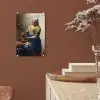 Het melkmeisje - Schilderij van Johannes Vermeer plexiglas 5mm klein -sfeer5