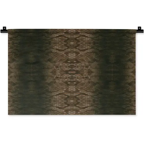 Slang - Boa - Diep - Bruin Wandkleed katoen klein 269 -zz3d