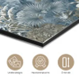 Jungle - Modern - Blauw - Groen aluminium wit klein -closeup_NL