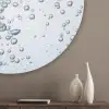 Luchtbellen - Water - Dynamisch Akoestische PET Vilt - Rond klein -sfeer5_closeup
