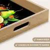 Paprika - Peer - Citroen - Graffiti - Verf - Abstract Dienblad Rechthoek middel -USP_HandgreepNL
