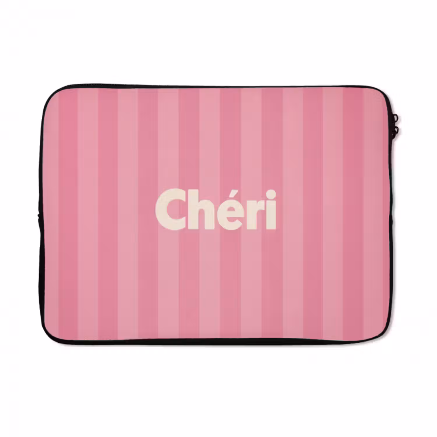 Laptop hülle - Gestreift - Rosa - Chéri