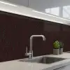 Metaal - Donker - Roest keuken achterwand 2 middel 871 -3d_schuin