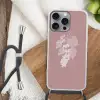 Tros - Druiven - Illustratie - Bladeren Hoesje iPhone 16 Pro Max met koord klein -sfeer4