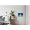 Ijshoorn - Bolletjes - Smelt - Roze textielposter latten blank klein -woonkamer