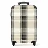 Klassiek geruit patroon in beige NBS - Handbagage koffer - Kinderen Unisex middel -productfoto_recht