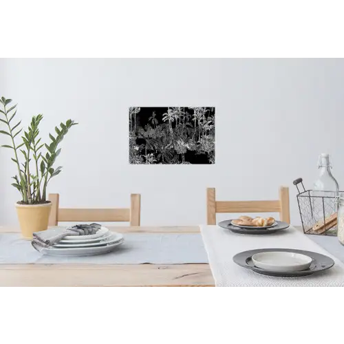 Palm - Jungle - Tropical Muursticker klein -eettafel