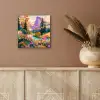 Rivier - Vallei vol bloemen - Levendig aluminium wit klein -sfeer4