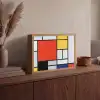 Kunst - Mondriaan - Oude meesters - Compositie 2 Light Box met batterij (Wandlamp) middel -sfeer2
