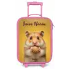 Hamster - Walnoot - Dier Kinderkoffer - Roze klein -zz3dotto