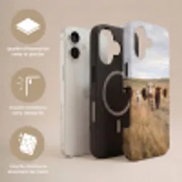 Runderen - Kudde - Landschap - Weide - Rustig Toughcase MagSafe Apple iPhone 17 klein -USP_Lagen_FR