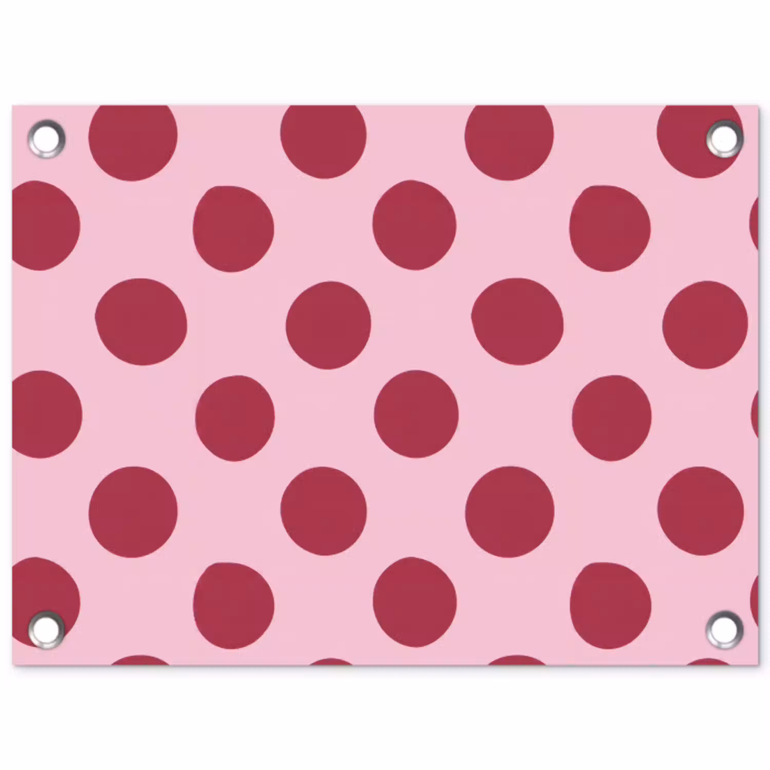 Stippen - Patroon - Bordeaux tuinposter los doek klein 239 -3d