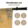 Vrouw - Silhouet - Patronen - Sierlijk Wandkleed katoen klein -sfeer2