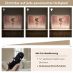 Bloemenfee - Roze - Meisje Light Box met batterij (Wandlamp) middel -USP_dimbaarDE