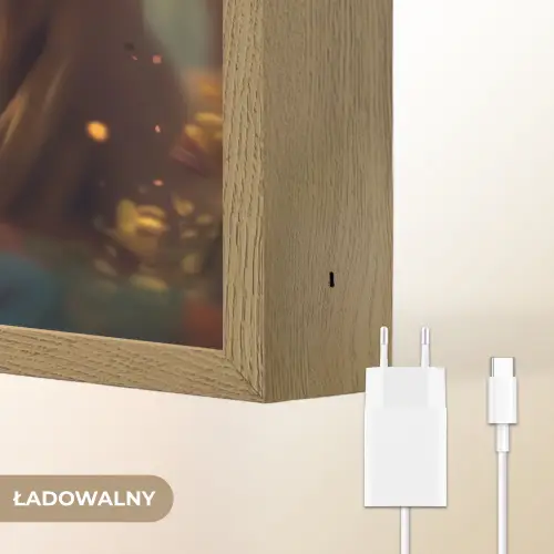 Eenhoorn - Bos - Kleurrijk - Bloemen - Meiden Light Box met batterij (Wandlamp kind) middel -USP_websiteoplaadbaarNL