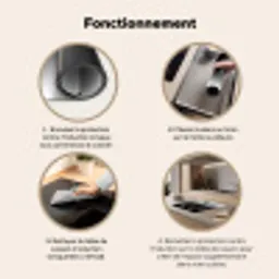 Harmonie in Zwart en Wit Inductie beschermer vinyl 3mm middel -usfeer9_FR