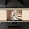 Rotsen - Zee - Zand - Kloof keuken achterwand spatscherm klein -sfeer1