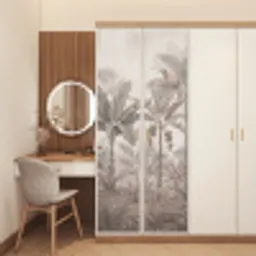 Natuur - Jungle - Ringstaartmaki - Bruin deurposter klein -sfeer3