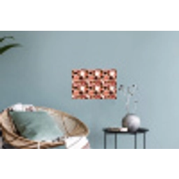 Cirkels - Modern - Kleurrijk Muursticker klein 286 -plant