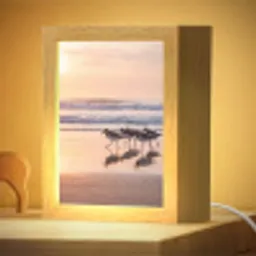 Zee - Vogels - Strand Light Box met kabel (Kinderlampje) klein -zzzz_3d_website