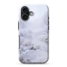 Rivier - Sneeuw - Bos - Winter - Schilderachtig Toughcase MagSafe Apple iPhone 17 klein -3d
