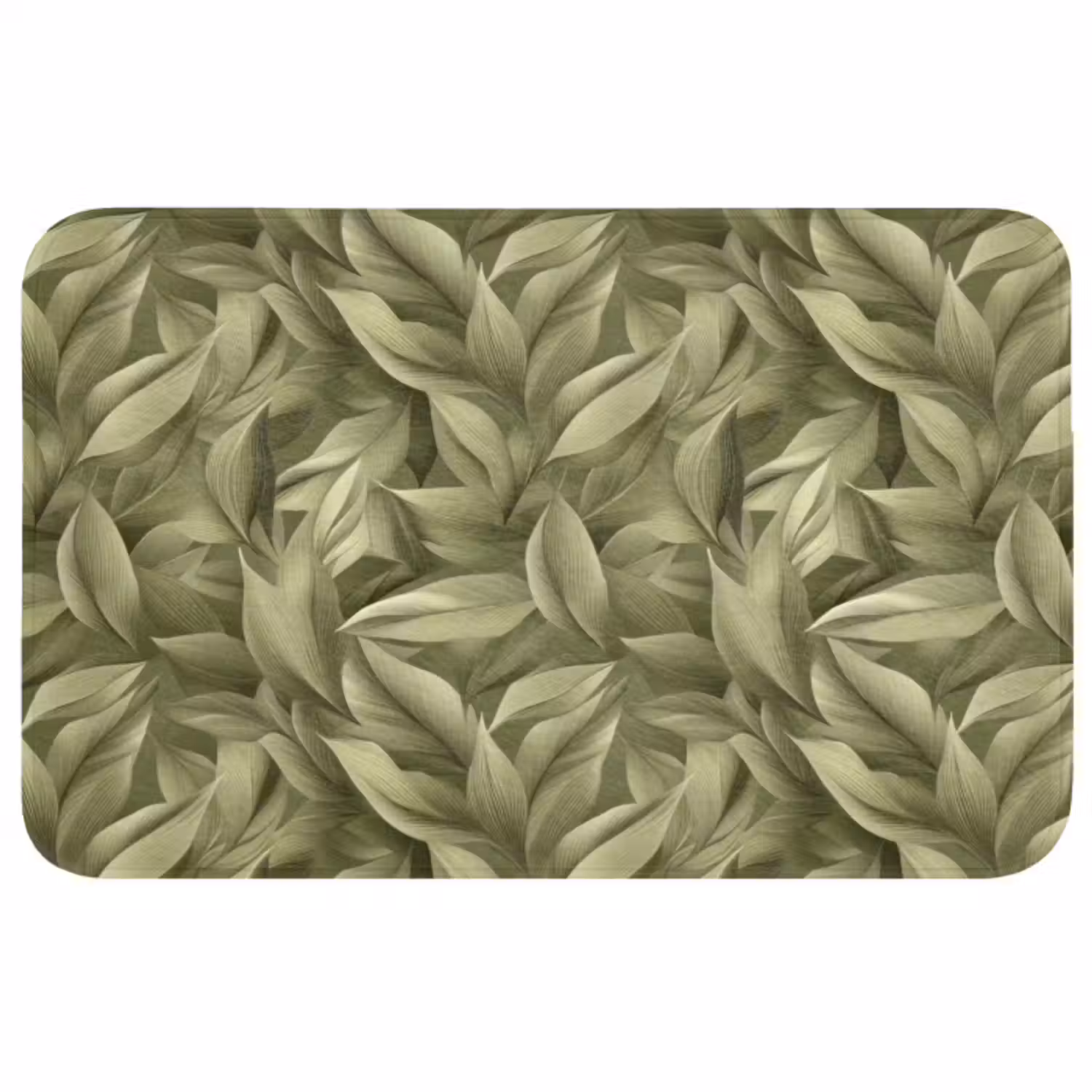 Wc Mat - Bladeren - Modern - Groen
