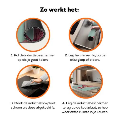 Hond - Overhemd - Bloemen - Bril Inductie beschermer vinyl 3mm klein -zzzzzzz-td-werking