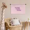 You're doing great - Roze - Bubble letters Wandkleed katoen klein -wsfeer5_kind