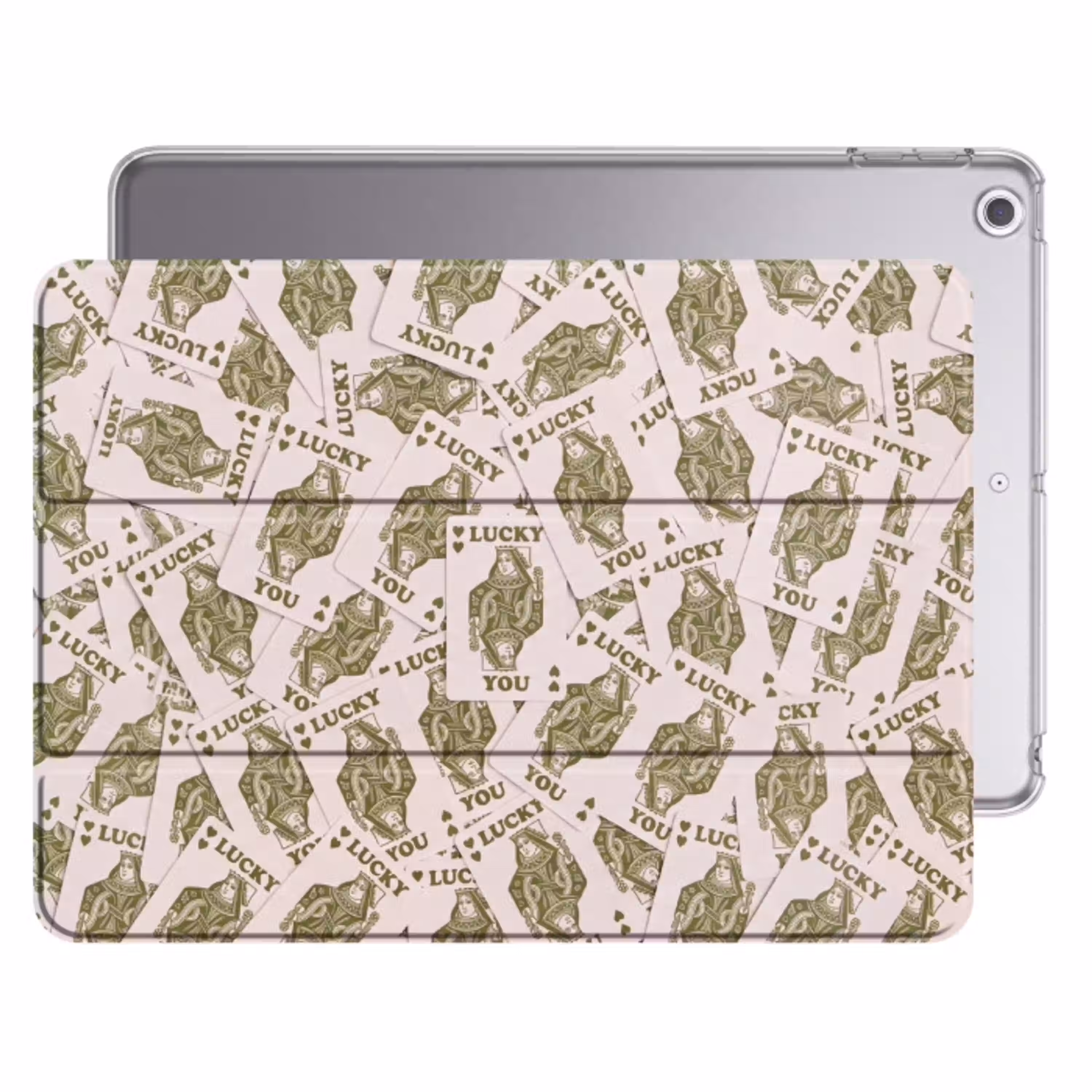 Kaarten - Koningin - Patroon - Groen - Spel Apple iPad 2017 middel -threedimensional_3d_global