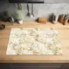 Warm - Gouden - Marmer - Patroon Inductie beschermer vinyl 3mm klein 276 -sfeer5