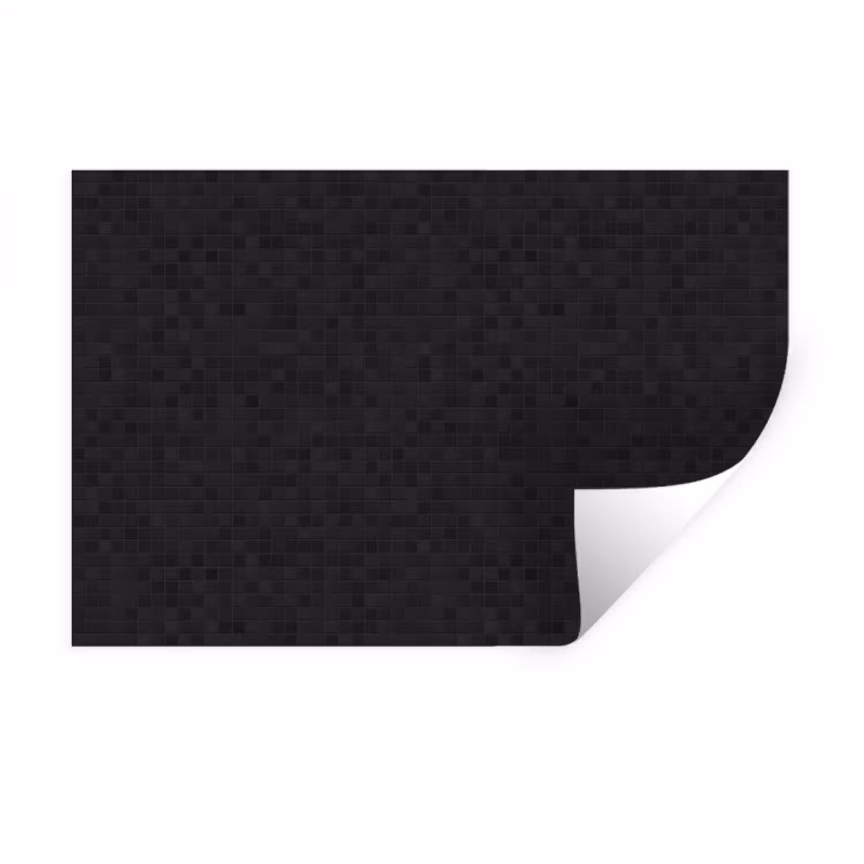 Mozaïek - Patroon - Antraciet - Zwart Muursticker klein 286 -3d