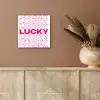 Lucky - Roze - Patroon aluminium wit klein -sfeer4