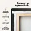 Kaarsen - Stilleven - Rustiek - Boeken canvas 2cm klein -zzzsfeer2_topdoek