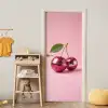 Disco - Kersen - Roze deurposter klein -sfeer4